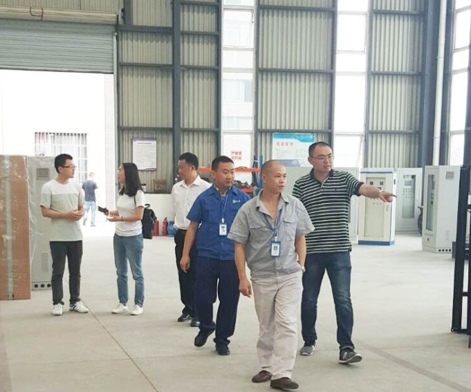 重慶自來(lái)水公司來(lái)博海考察交流