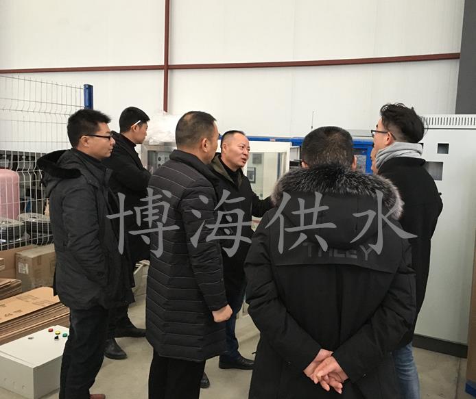 熱烈歡迎開州自來(lái)水公司到我司考察